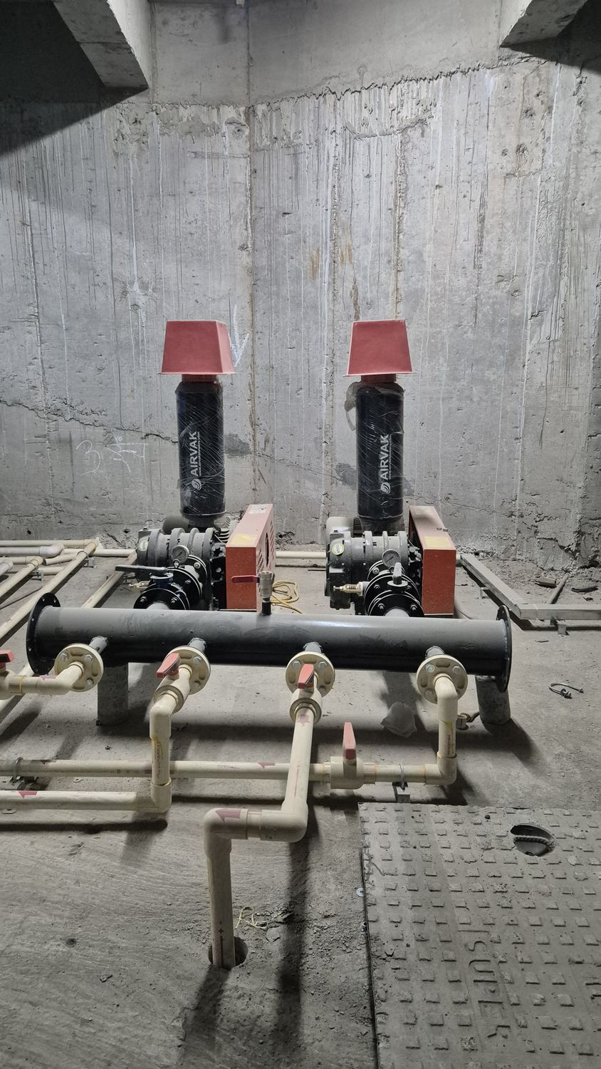 Commissioned plant